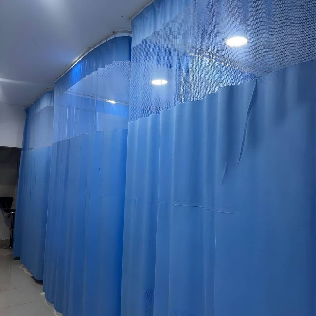 Antimicrobial medical curtains hospital privacy divider Qatar