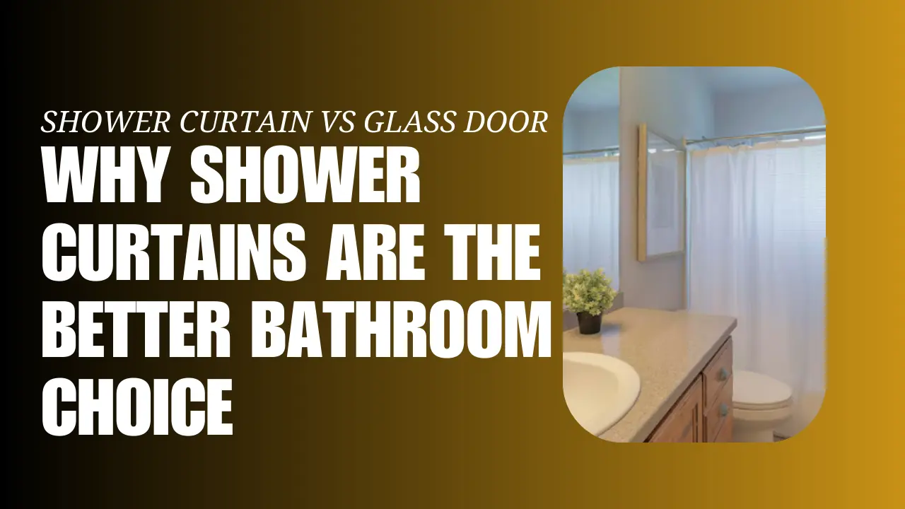 Shower Curtain vs Glass Door