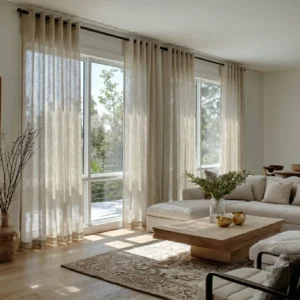 sheer curtains