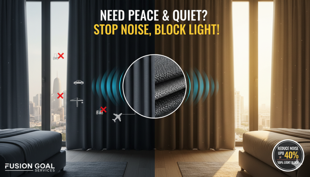 soundproof blackout curtains