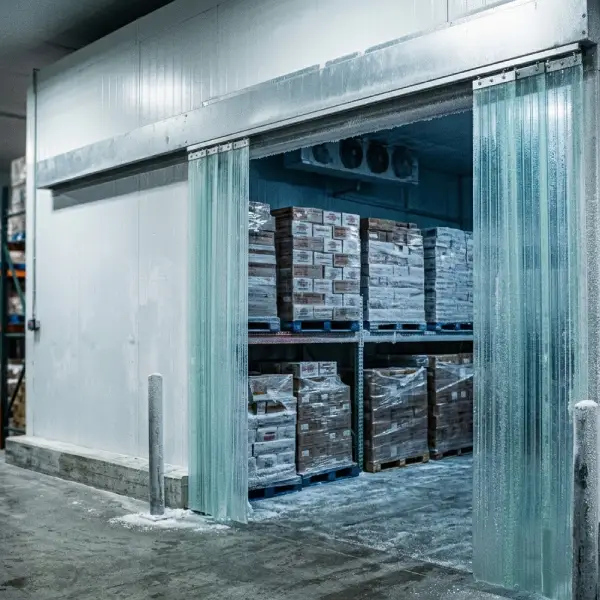 Low temperature PVC strip curtain cold room Qatar