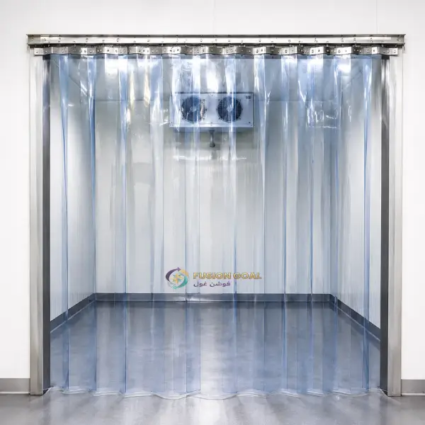 Cold room PVC strip curtain Doha