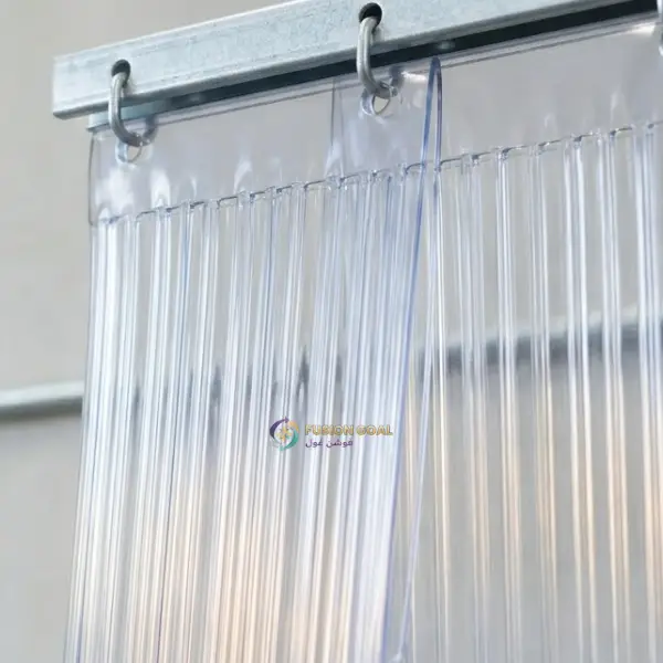 Ribbed PVC curtain high traffic door Qatar