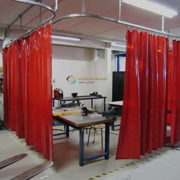 PVC welding curtain workshop Doha