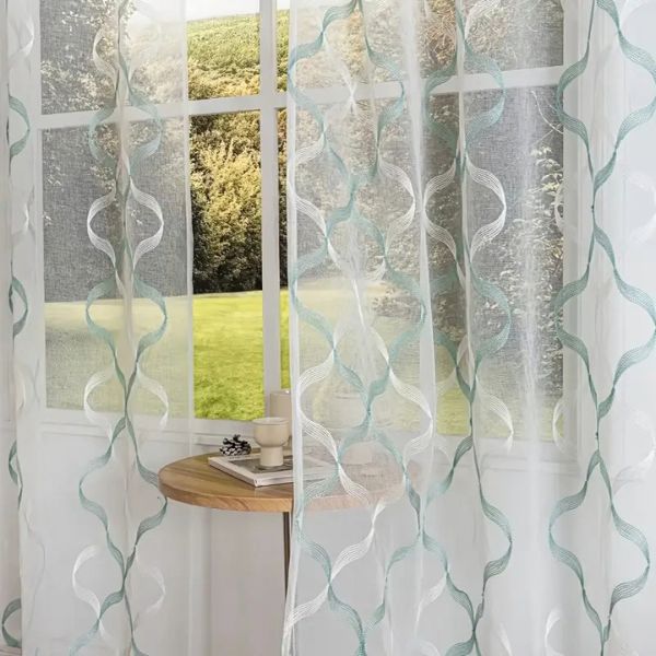 Patterned Sheer Curtains in doha