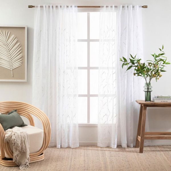 Plain Sheer Curtains in qatar