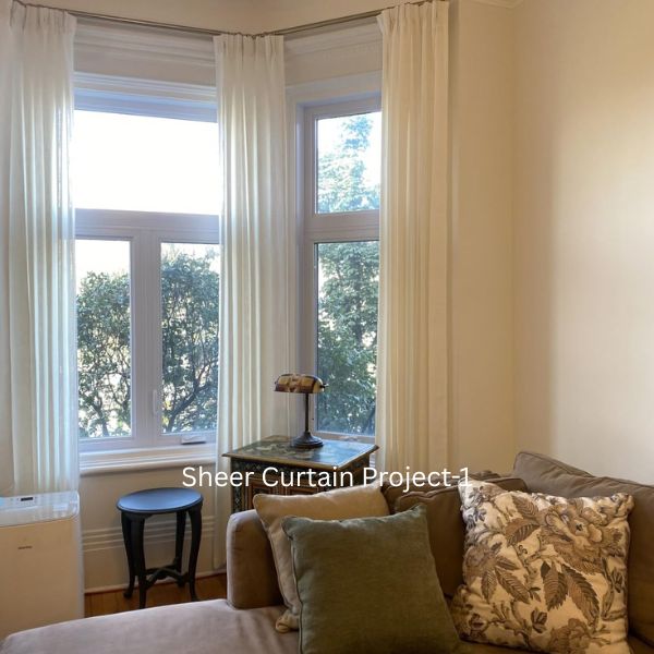 Sheer Curtain Project done by fusion goal in doha