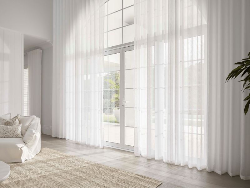 Sheer curtains for bedroom in Doha Qatar
