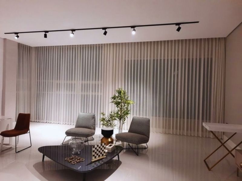Sheer curtains for office