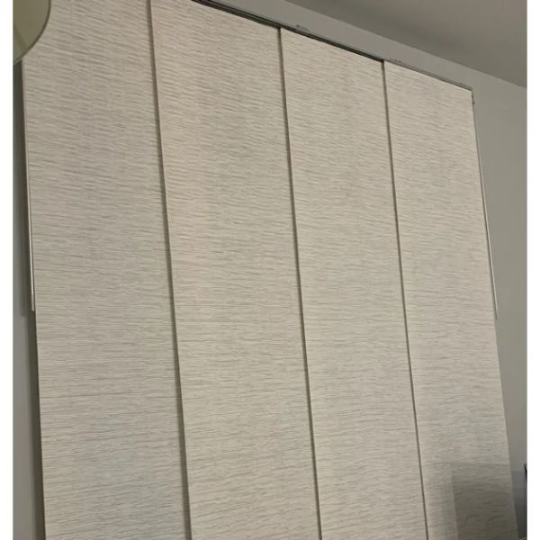 Made-to-measure vertical blinds installed in a modern office in Qatar