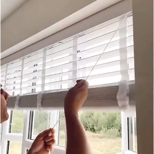wooden blinds for bedroom windows