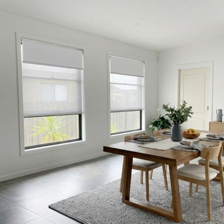 Roller blinds helping control strong sunlight through windows in Qatar